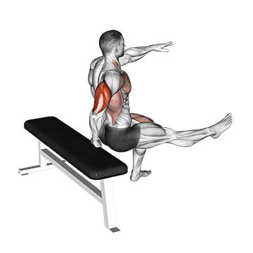 one arm dip