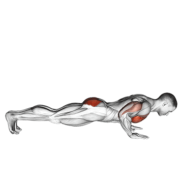 outside leg kick push-up