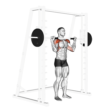 smith standing military press